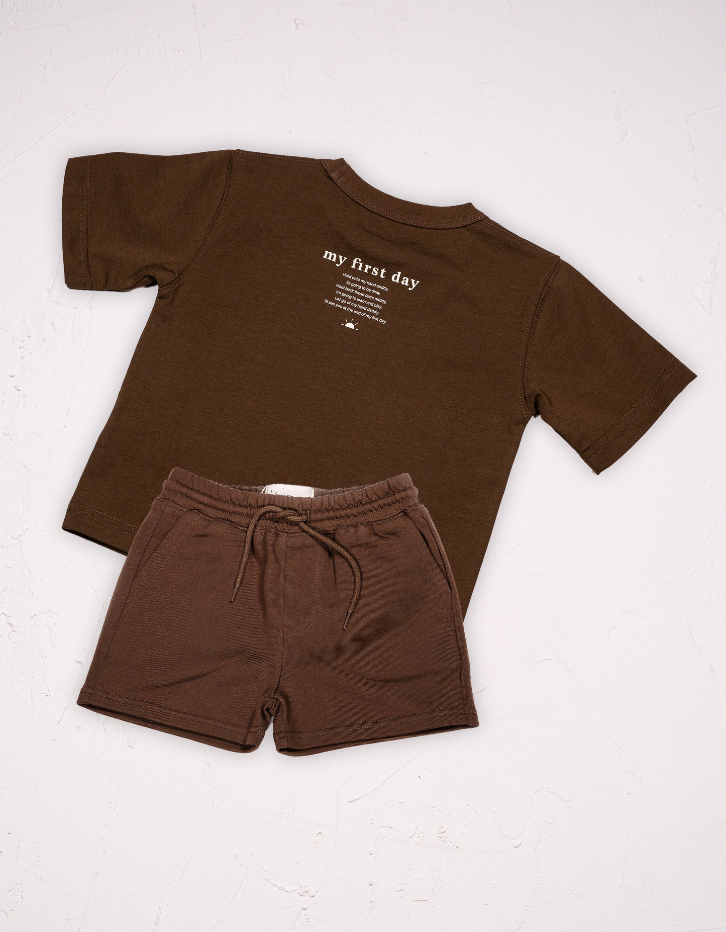 My First Day Tee (Daddy Version) - Mocha