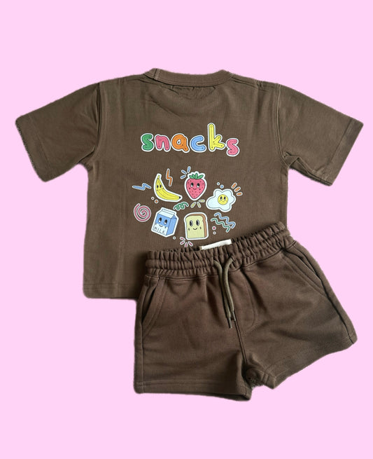 SNACKS Mocha Tee