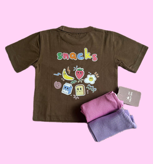 SNACKS Mocha Tee