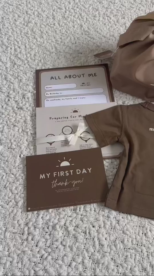 My First Day Pack (Mocha Mummy Version)